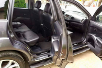 Mitsubishi Outlander 2006-2012 Pedane laterali Bosphorus Grey (2 pz, alluminio) foto 7