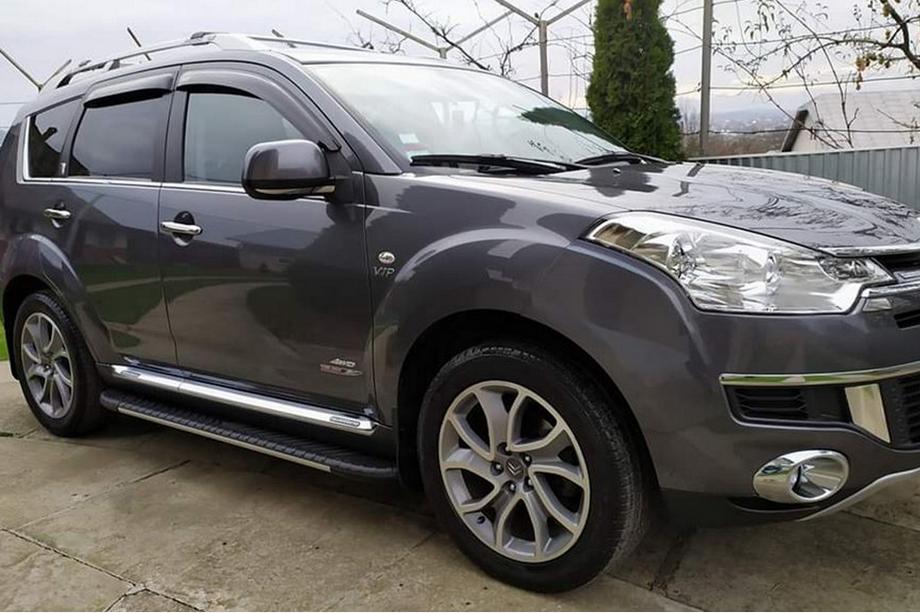 Citroen C-Crosser 2007-2013 Pedane laterali Bosphorus Grey (2 pz, alluminio) Image