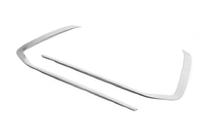Lexus LX570/450d 2008-2022 Cornici angolari vetro posteriore (2 pz, acciaio inox) foto 3