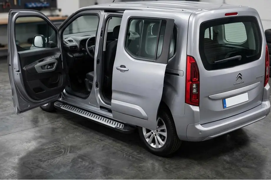 Citroen Berlingo/Multispace 2018- Pedane Laterali Line (2 pz, Alluminio) Image