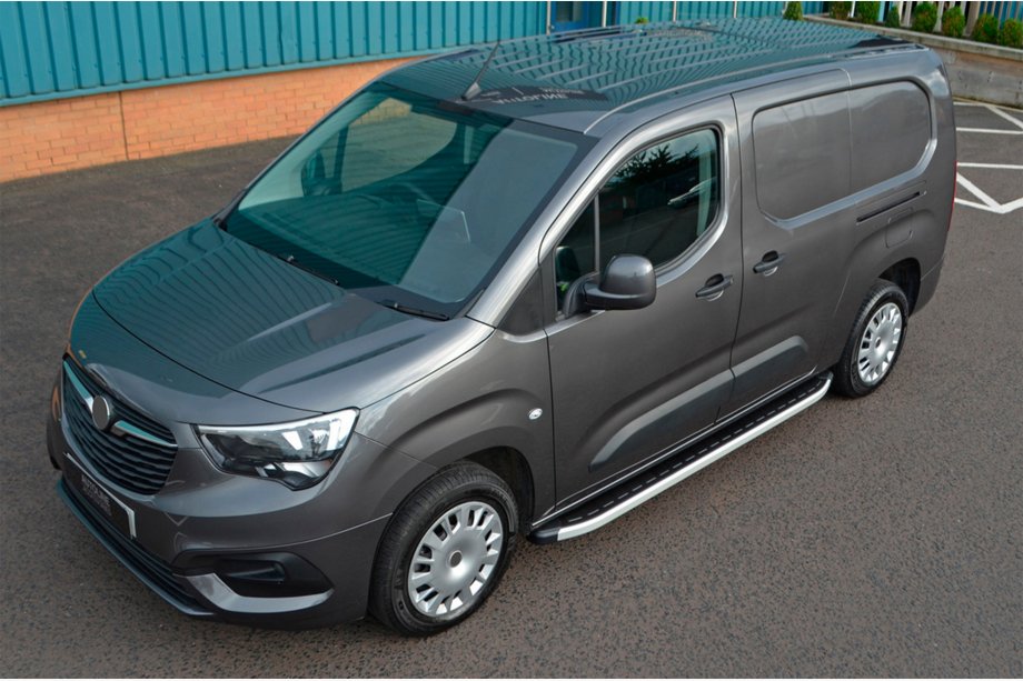 Opel Combo 2019- Pedane Laterali Fullmond (2 pz, Alluminio) Passo Lungo Foto 3