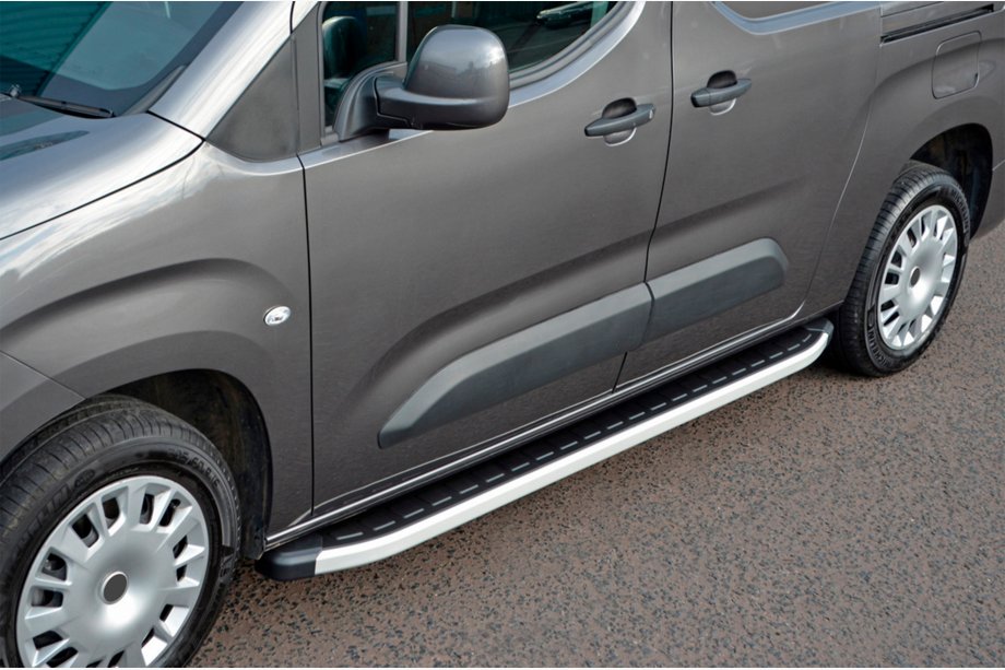 Opel Combo 2019- Pedane Laterali Fullmond (2 pz, Alluminio) Passo Lungo Foto 2
