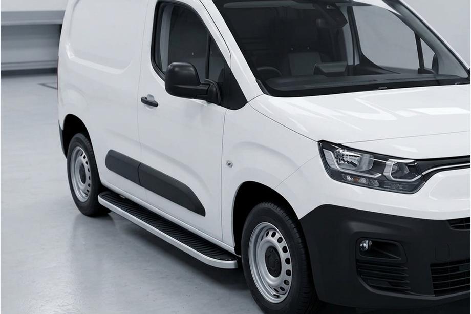 Opel Combo 2019- Pedane Laterali Tayga Grey (2 pz, Alluminio) Image