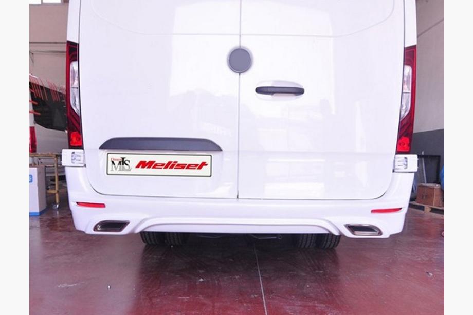 Mercedes Sprinter W907/W910 2018- Copertura paraurti posteriore (primer per verniciatura) Foto 3