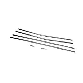 Modanature inferiori finestrini (HB, 6 pz, acciaio inox) Renault Megane IV 2016-2025 foto 3