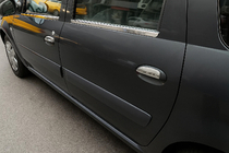 Renault Logan MCV 2005-2013 Cornici Esterne Finestrini Acciaio Inox (4 pz) OmsaLine - Acciaio Inox Italiano foto 5