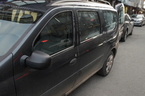 Renault Logan MCV 2005-2013 Cornici Esterne Finestrini Acciaio Inox (4 pz) OmsaLine - Acciaio Inox Italiano foto 3