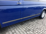 Volkswagen T5 Multivan 2003–2010 Modanature Porte (Acciaio Inox, Cromo Nero) foto 1