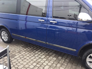 Volkswagen T5 Multivan 2003–2010 Modanature Porte (Acciaio Inox, Cromo Nero) foto 2
