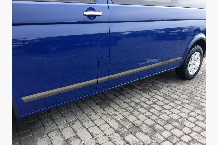 Volkswagen T5 2010-2015 Modanature Porte (Acciaio Inox, Cromo Nero) Image
