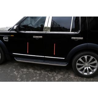 Modanature porta OmsaLine (4 pz, acciaio inox) Land Rover Discovery III 2004–2009 foto 1