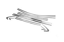 Renault Clio V 2019- Set completo cornici finestrini acciaio inox (12 pz) OmsaLine - Acciaio Inox Italiano foto 3