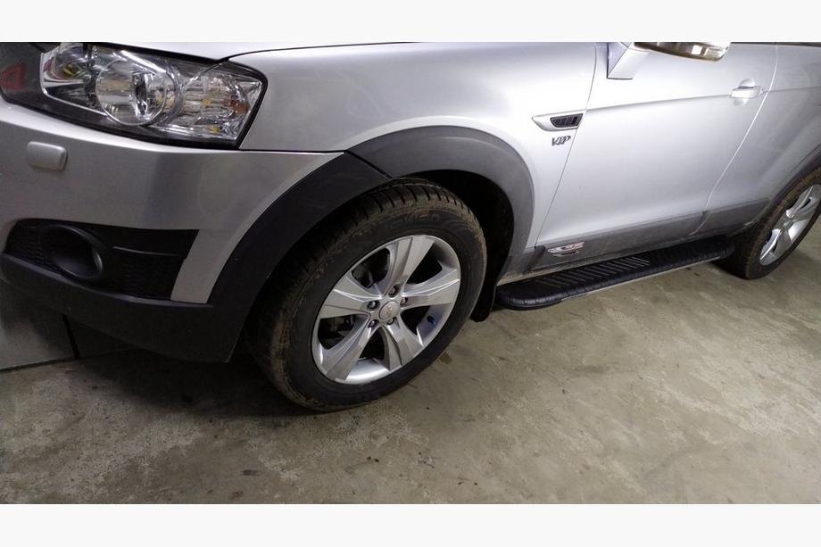 Chevrolet Captiva 2006-2019 Pedane laterali Bosphorus Grey (2 pz, alluminio) Image
