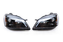 Mercedes ML W164 2005-2011 Fari anteriori con elemento LED (2005-2008, 2 pz, scuri) foto 2