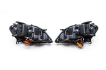 Mercedes ML W164 2005-2011 Fari anteriori con elemento LED (2005-2008, 2 pz, scuri) foto 6