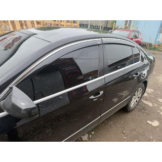 Deflettori finestrini con modanatura cromata SD (EU, 4 pz, Niken) foto 3