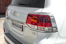 Toyota Land Cruiser 200 2007-2021 Coperture Cromate per Fanali Posteriori (2015+, 4 pezzi, Plastica) foto 3