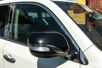 Lexus LX570/450d 2008-2022 Kit completo cornici finestrini e montanti acciaio inox foto 10