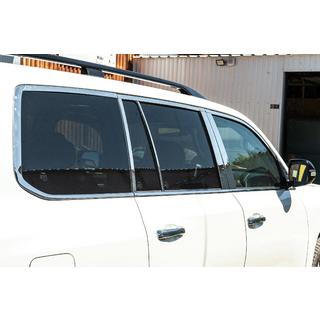 Kit completo cornici finestrini e montanti acciaio inox Lexus LX570/450d 2008-2022 foto 2