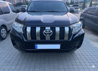 Toyota Land Cruiser Prado 150 2009-2023 Modanature cromate per griglia (2017-2023) foto 1
