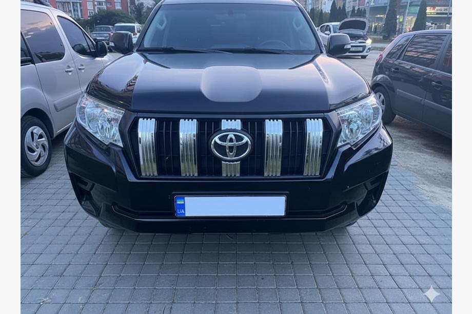 Toyota Land Cruiser Prado 150 2009-2023 Modanature cromate per griglia (2017-2023) Image