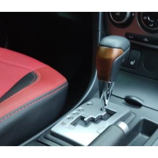Pomello Cambio (Pelle Nera + Legno Chiaro) Toyota Land Cruiser 200 2007-2021 foto 3