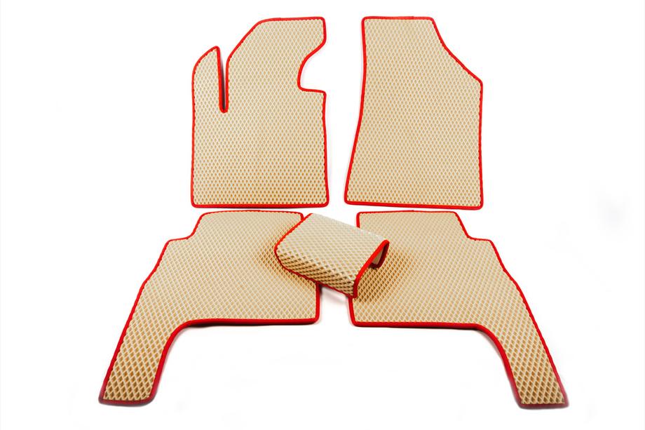 Hyundai Santa Fe 2 2006-2012 Tappetini EVA (Beige) 2006-2010 Foto 10