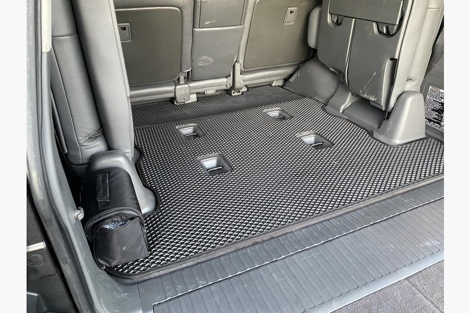 Lexus LX570/450d 2008-2022 Tappetino bagagliaio 2 pz (EVA, 7 posti, Nero) Foto 5