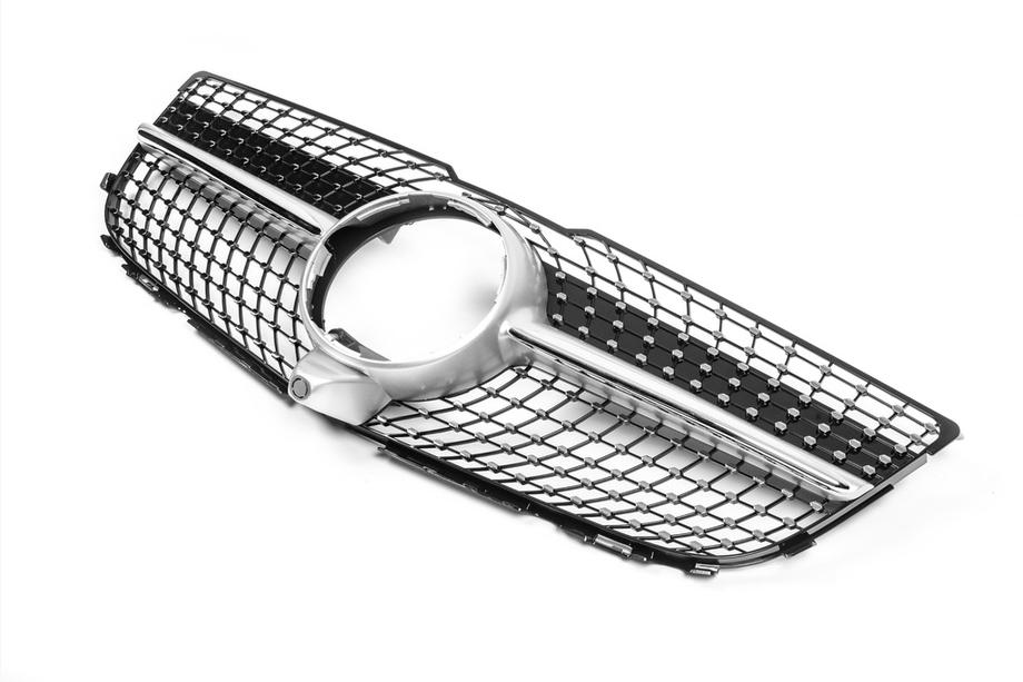 Mercedes GLK class X204 2008-2015 Griglia Anteriore Diamond Silver (2013-2015) Foto 4