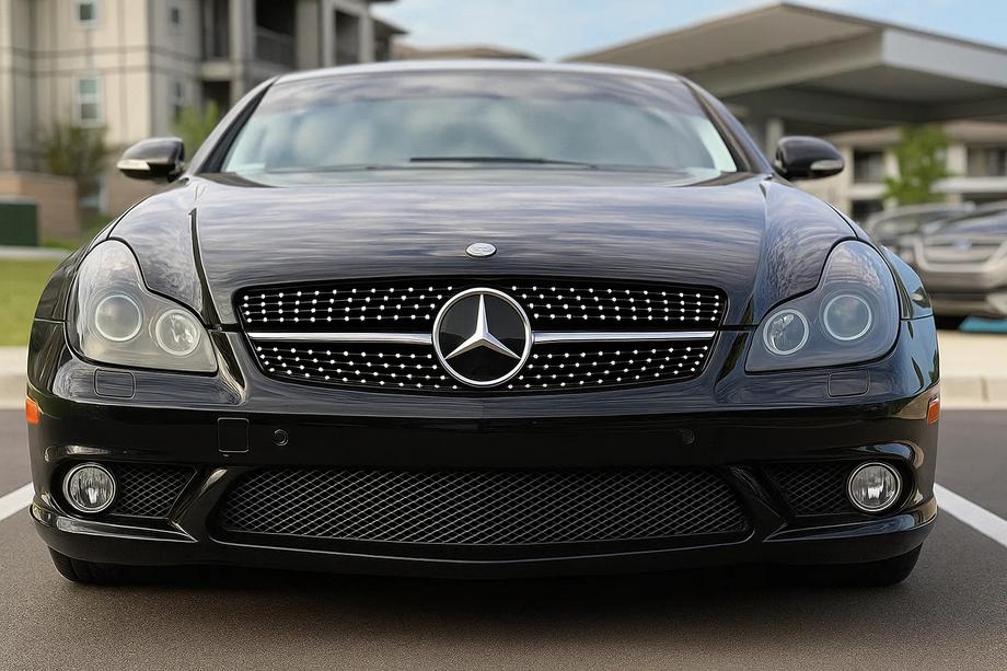 Mercedes CLS C219 2004-2010 Griglia Anteriore (2008-2010, Diamond Silver) Foto 1