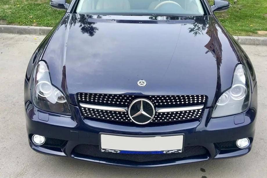 Mercedes CLS C219 2004-2010 Griglia Anteriore (2005-2008, Diamond Silver) Image