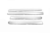 Fiat Doblo II 2010-2022 Modanature Porte Acciaio Inox (4 pz) OmsaLine - Acciaio Inox Italiano foto 4