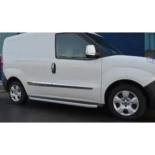 Modanature Porte Acciaio Inox (4 pz) Fiat Doblo II 2010-2022 foto 3