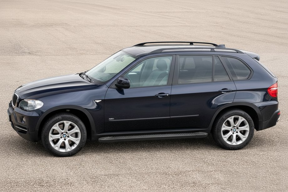 BMW X5 E70 2007-2013 Pedane Laterali Allmond Black (2 pz, Alluminio) Image