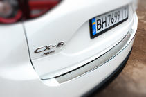 Mazda CX-5 2017–2025 Protezione Paraurti Posteriore Carmos Acciaio Inox foto 1