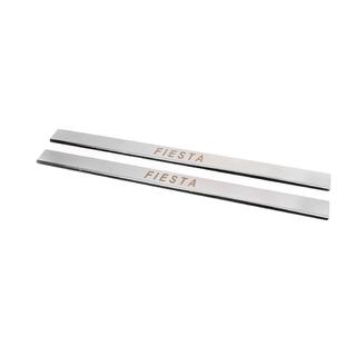 Battitacco in acciaio inox Carmos 2 porte Ford Fiesta 2008-2017 foto 2