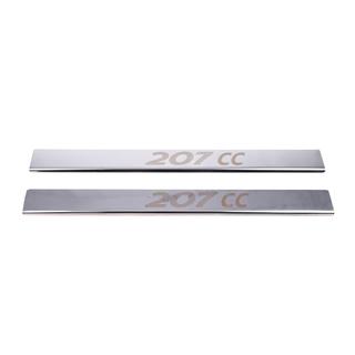 Battitacco Carmos (2 pz, acciaio inox) Peugeot 207 2006–2014 foto 2