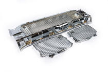 Mercedes G class W463 1990-2018 Set griglie paraurti (AMG, cromo) foto 3