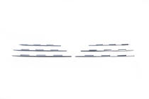 Peugeot Partner/Rifter 2019- Coperture Griglia Cromate (Acciaio Inox) foto 3