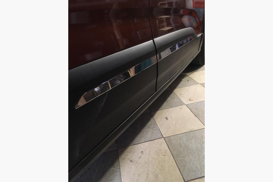 Peugeot Partner/Rifter 2019- Coperture Modanature Porte in Acciaio Inox Foto 4