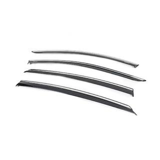 Deflettori Finestrini con Modanatura Cromata HB (4 pz, Niken) Opel Astra K 2016-2021 foto 1