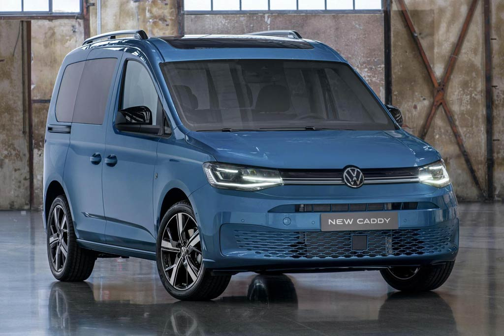 Nuova generazione di furgone compatto per passeggeri Volkswagen Caddy
