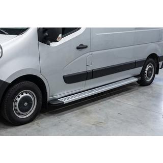 Pedane Laterali Maya V2 (2 pz, Alluminio) Opel Movano 2010-2021 foto 1