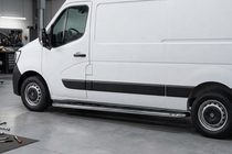 Opel Movano 2010-2021 Pedane Laterali Maydos V1 (2 pz, Alluminio) foto 1