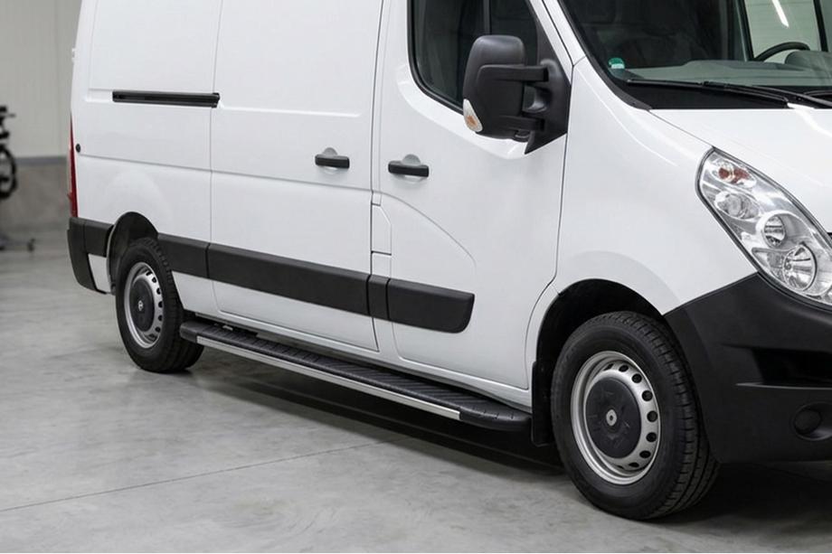 Opel Movano 2010-2021 Pedane laterali Bosphorus Grey (2 pz, alluminio) Image