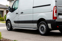 Renault Master 2011-2023 Pedane Laterali Maydos V2 (2 pz, Alluminio) foto 1