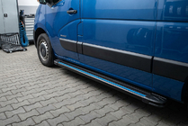 Renault Master 2011-2023 Pedane Laterali Maya Blue (2 pz, Alluminio) foto 1