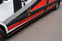 Renault Master 2011-2023 Pedane Laterali Maya Red (2 pz, Alluminio) foto 1