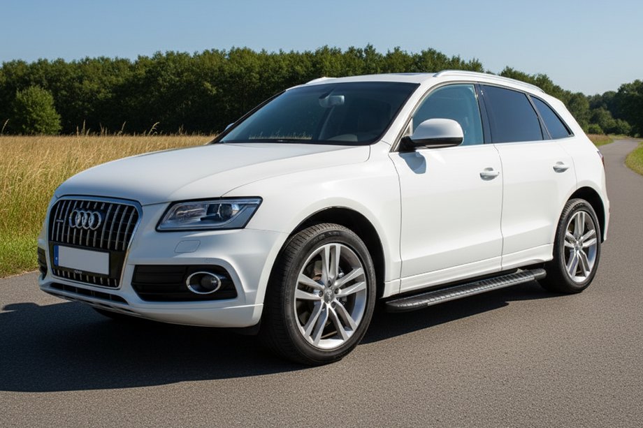 Audi Q5 2008-2017 Pedane laterali Bosphorus Grey (2 pz, alluminio) Image