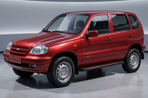 Chevrolet Niva 1998-2020 Pedane Laterali Maya Red (2 pz, Alluminio) foto 1